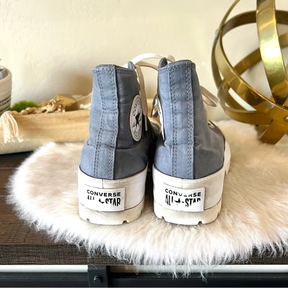 Converse Chuck Taylor All Star Lift Platform Shoes gray Women’s size 7 - Picture 4 of 6